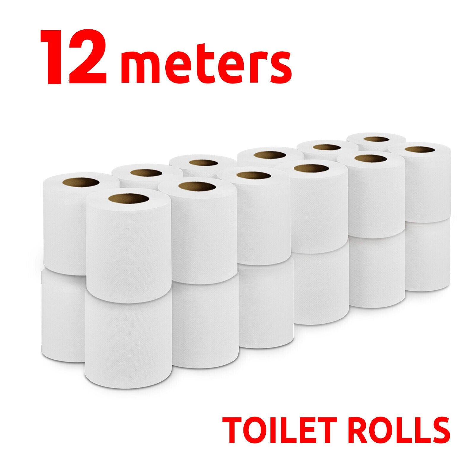 144 Toilet Rolls Bulk Buy 2Ply Quilted Embossed Soft Luxury Paper Tissue Roll