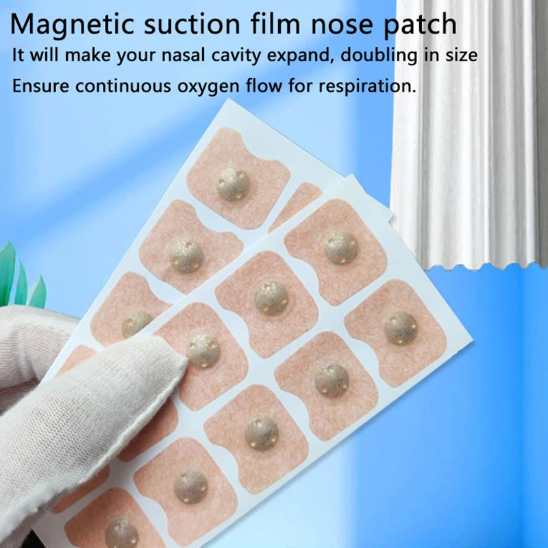 Nasal Breathing Dilators Kit - Magnetic Nose Strips for Snoring