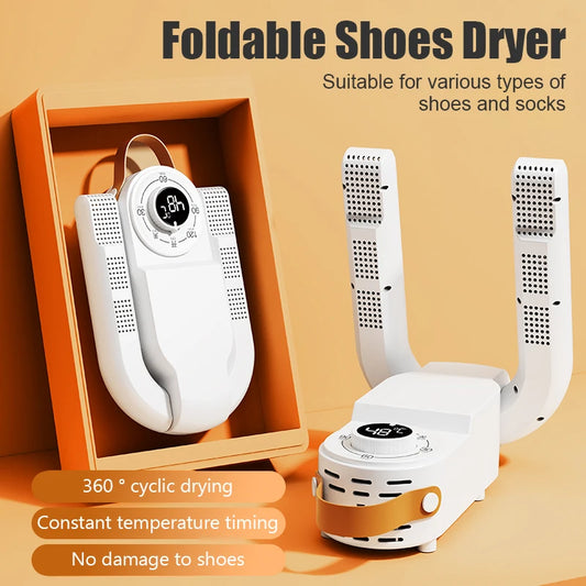 Foldable Electric Shoe Dryer - Quick Drying, Deodorizing & Sterilizing