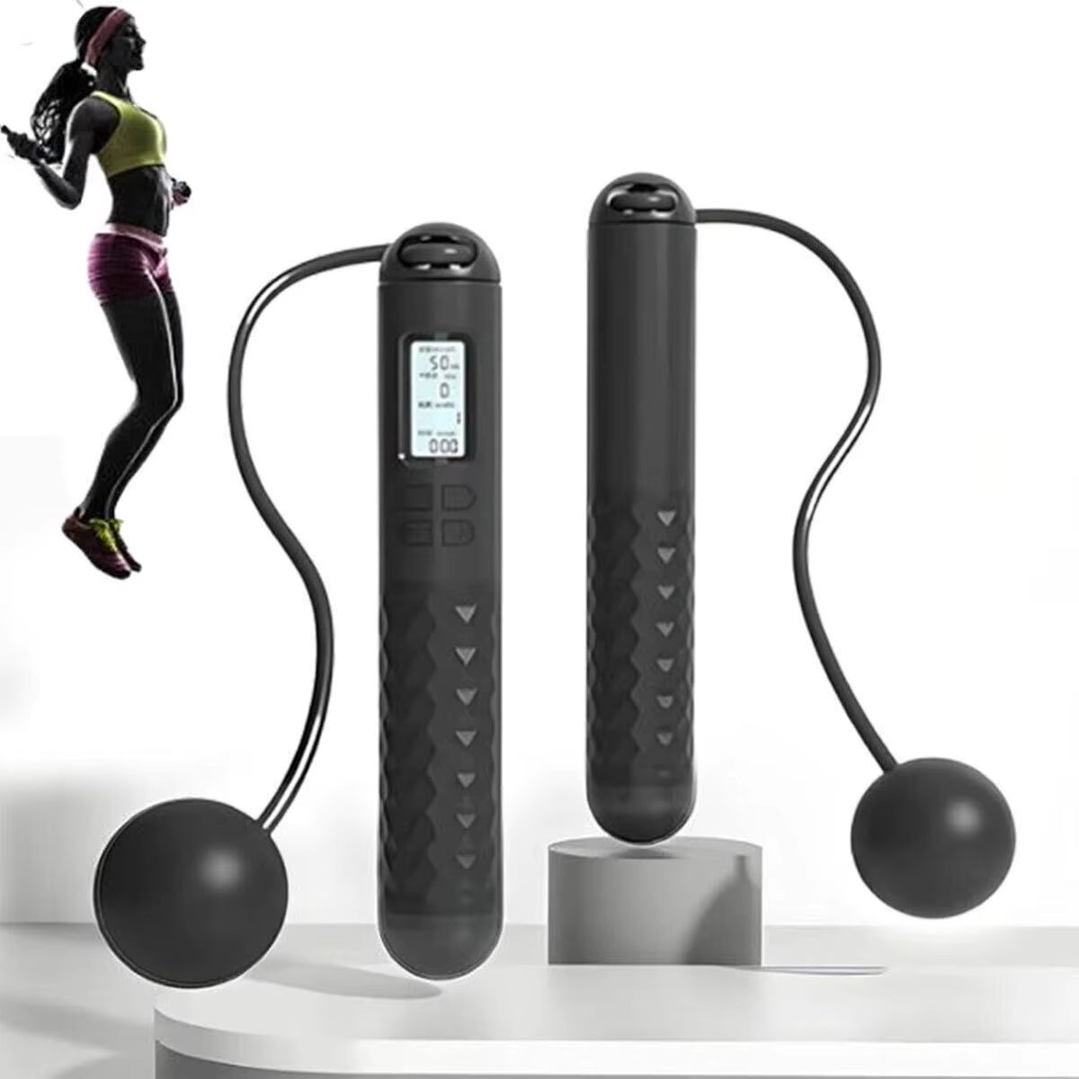 UK Cordless Jump Rope with Digital Counter - Effortless Skipping Anywhere!